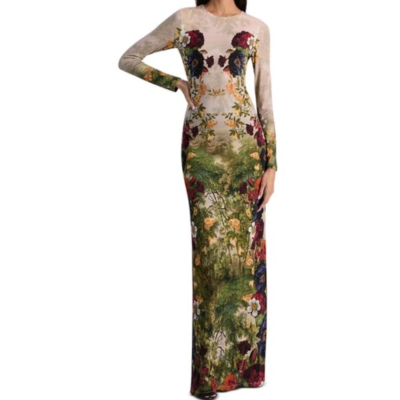 Alice and Olivia Delora Round Neck Dress - Picture 2 of 5